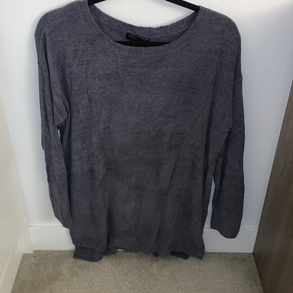 Barefoot dreams sweater pacific blue